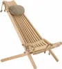 EcoFurn EcoChair Skandinavischer Gartenstuhl Holz Lärche Produktbild-Vorschau 1