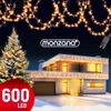 MONZANA® Lichterkette 600 LED 60m Innen Außen IP44 Produktbild-Vorschau 2