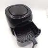 A black air fryer with its basket pulled out, shown against a white background. Produktbild-Vorschau