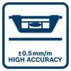 Nivel de burbuja de 25 cm, con imán Vista previa de la imagen del producto 5