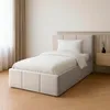 A bedroom scene with a single bed. Náhled obrázku produktu