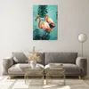 Bilder auf glas - Einteilig - Rosa Flamingos Wasser - Produktbild-Vorschau 7