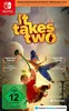 The cover art for the Nintendo Switch game 'It Takes Two', featuring the two main characters in a dynamic pose. Produktbild-Vorschau
