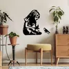 Wallity, Banksy Metal 07, Dekoratives Wandaccessoire aus Produktbild-Vorschau 3