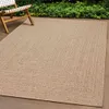 vidaXL Koberec ZIZUR 240x240 cm juta-look interiér a Náhľad obrázku produktu 2