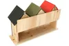 Nistkasten Gruppe 3 in 1 Kiefernholz 42x13x25 cm Farbe rot Produktbild-Vorschau 3