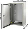 SucceBuy Boîtier en acier NEMA, 12 x 12 x 8 pouces, boîtier Voir les images du produit 8