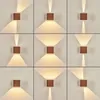 Salbertand »Salbertand« Wandlampe aus Metall in Holzoptik Produktbild-Vorschau 2