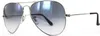 Ray-Ban Damen Aviator Sonnenbrille, Silber (003/3f), 55 mm Produktbild-Vorschau 5