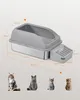 Feandrea kočičí toaleta z nerezové oceli, otevřený design, Náhled obrázku produktu 6