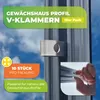 BioGreen 10er Pack Gewächshaus Profil Klammern für sichere Produktbild-Vorschau 2