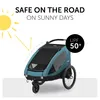 Hauck Bike Trailer Sunshade - pare-soleil pour remorque de Voir les images du produit 5