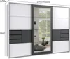 Schwebetürenschrank Kleiderschrank 273 cm Passepartout Produktbild-Vorschau 7
