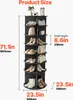SucceBuy Schuhregal für 28 Paar Schuhe (7 Ebenen), 360° Produktbild-Vorschau 3