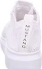 Mustang Damen Sneaker Court Makramee Blumen Netzstruktur Produktbild-Vorschau 2