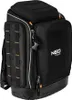 A black tool backpack with orange accents and a white logo. Náhľad obrázku produktu