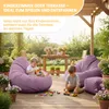 Dreamroots Worek fasola dla dzieci 70x70x70cm z oparciem i Podgląd zdjęcia produktu 7