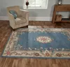150x240 cm Ręcznie tuftowany dywan Lotus premium Blue Podgląd zdjęcia produktu 2