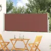 vidaXL Výsuvná boční markýza 100x300 cm hnědá Náhled obrázku produktu 2