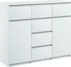Kommode mit 6 Schubladen 2 Schränke 120cm Klamotenschrank Produktbild-Vorschau 1