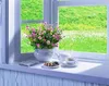 Künstliche Blumen,4 Stück Kunstblumen Grün UV-beständige Produktbild-Vorschau 5