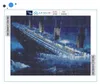 ARTULIO Diamond Painting Set Titanic Meer Boot - 5D Diamant Produktbild-Vorschau 3