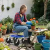 Gartenrollstuhl, höhenverstellbarer Gartenwagen, um 360 Produktbild-Vorschau 8