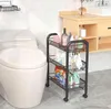 Ruhhy 24749 Rek op wieltjes, metaal, 3 planken, zwart Productafbeelding-voorbeeld 14
