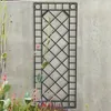 Dekoracja ścienna, metalowa krata, czarna, wys. 114 cm, Podgląd zdjęcia produktu 5