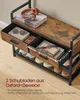 VASAGLE Garderobenständer, Garderobe mit Schuhbank Produktbild-Vorschau 4