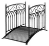 Outsunny metalen tuinbrug, 135,5 cm, brug voor vijvers met Productafbeelding-voorbeeld 1