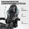 Gaming-Stuhl ergonomisch, Lendenstütze, Kunstleder, bequem, Produktbild-Vorschau 13