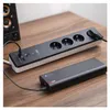 GoSmart prodlužovací kabel 2 m / 4 zásuvky / s vyp. / s USB / bílá-černá / PVC / 1,5 mm2 Náhled obrázku produktu