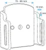 Brodit Gerätehalter 511479 - für Smartphones - universell Produktbild-Vorschau 3