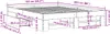 vidaXL Bettgestell ohne Matratze Betongrau 160x200 cm Produktbild-Vorschau 7