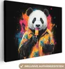 MuchoWow® - Leinwandbilder - Graffiti - Sommer - Panda - Produktbild-Vorschau 1