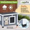 zooprinz Katzenhaus Felix | mit Plüschmaus | Wetterfest | Produktbild-Vorschau 7