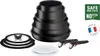 A set of Tefal cookware with accessories, including handles and lids, displayed on a white background. Anteprima dell’immagine prodotto