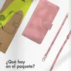 Funda Tipo Libro con Cuerda para Samsung Galaxy A56 - Rosa Vista previa de la imagen del producto 10