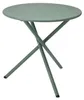 Bistrotisch Balkontisch Beistelltisch rund Grün Stahl Ø48xH48cm Produktbild-Vorschau