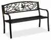 Panchina da giardino Relaxdays, motivo uccelli, 2 posti, Anteprima dell’immagine prodotto 9