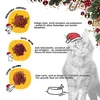 A collage-style image featuring cat treats with descriptions and a cat wearing a Santa hat. Produktbild-Vorschau