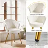 lot de 1 chaises de salle à manger en velours Chaise de Voir les images du produit 5