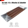 Sada trapézových plechů H12 SMART COVER SET čokoládově Náhled obrázku produktu 5