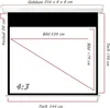 4:3 SlenderLine Beamer Rolloleinwand 244 x 198 (238x178)cm Produktbild-Vorschau 3