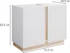 Waschbeckenunterschrank Vicco Gloria Weiß 70.4 x 55.5 cm Produktbild-Vorschau 3