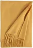FRAAS sciarpa Pure Cashmere Scarf with Fringes Banana Anteprima dell’immagine prodotto 3