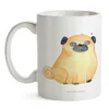 Mr. & Mrs. Panda Kaffeetasse Mops - Weiß - Geschenk, Tasse, Produktbild-Vorschau 3