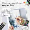 Set de dessin professionnel, 96 pièces - Dans une mallette Voir les images du produit 3