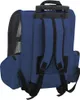 vidaXL Trolley für Haustiere 3-in-1 Faltbar Blau Produktbild-Vorschau 3